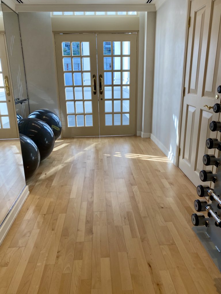 Yoga Area in the Gym