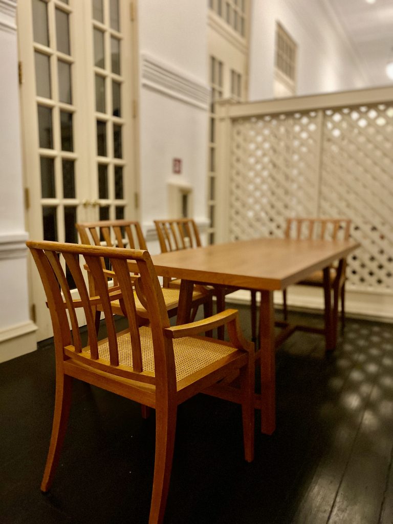 Four Seater Table in the Balcony