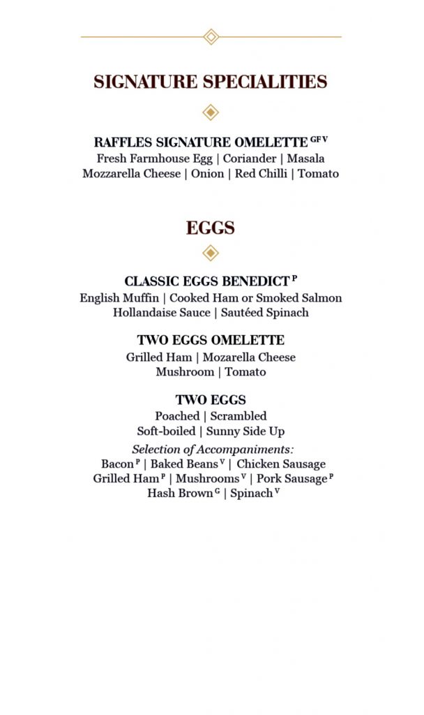 Breakfast Menu