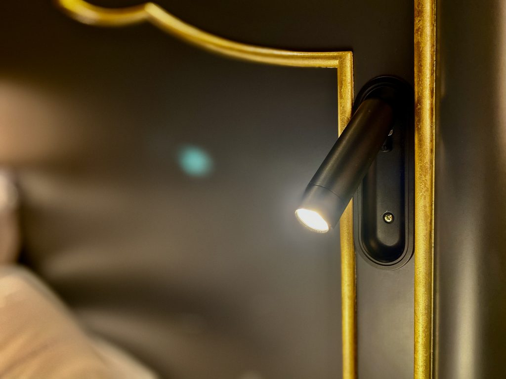 Reading Light on the King Bed