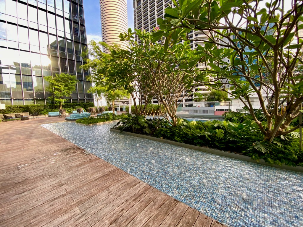 Wading area for children in the pool area